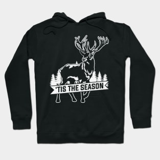 Live Free And Hunt Hard - Big Racks Matter - Funny Deer Buck Hunting Hoodie